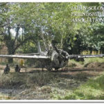 米軍戦闘機の残骸
